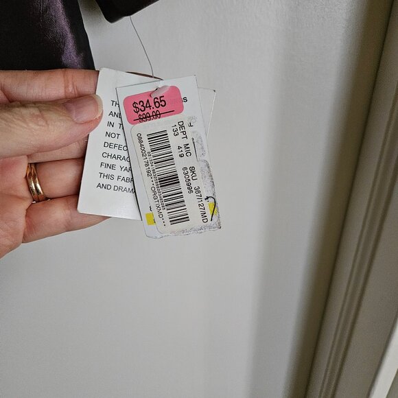 Alex Evenings shimmery jacket NWT M - Picture 8 of 8